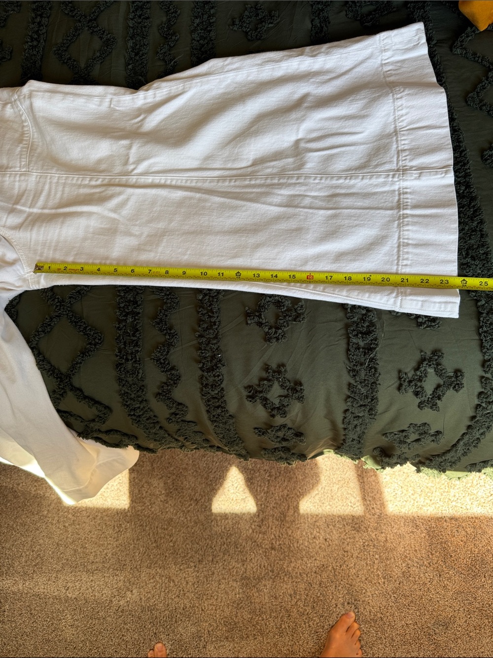 Pilcro Cream wide-leg crop - Picture 7 of 8